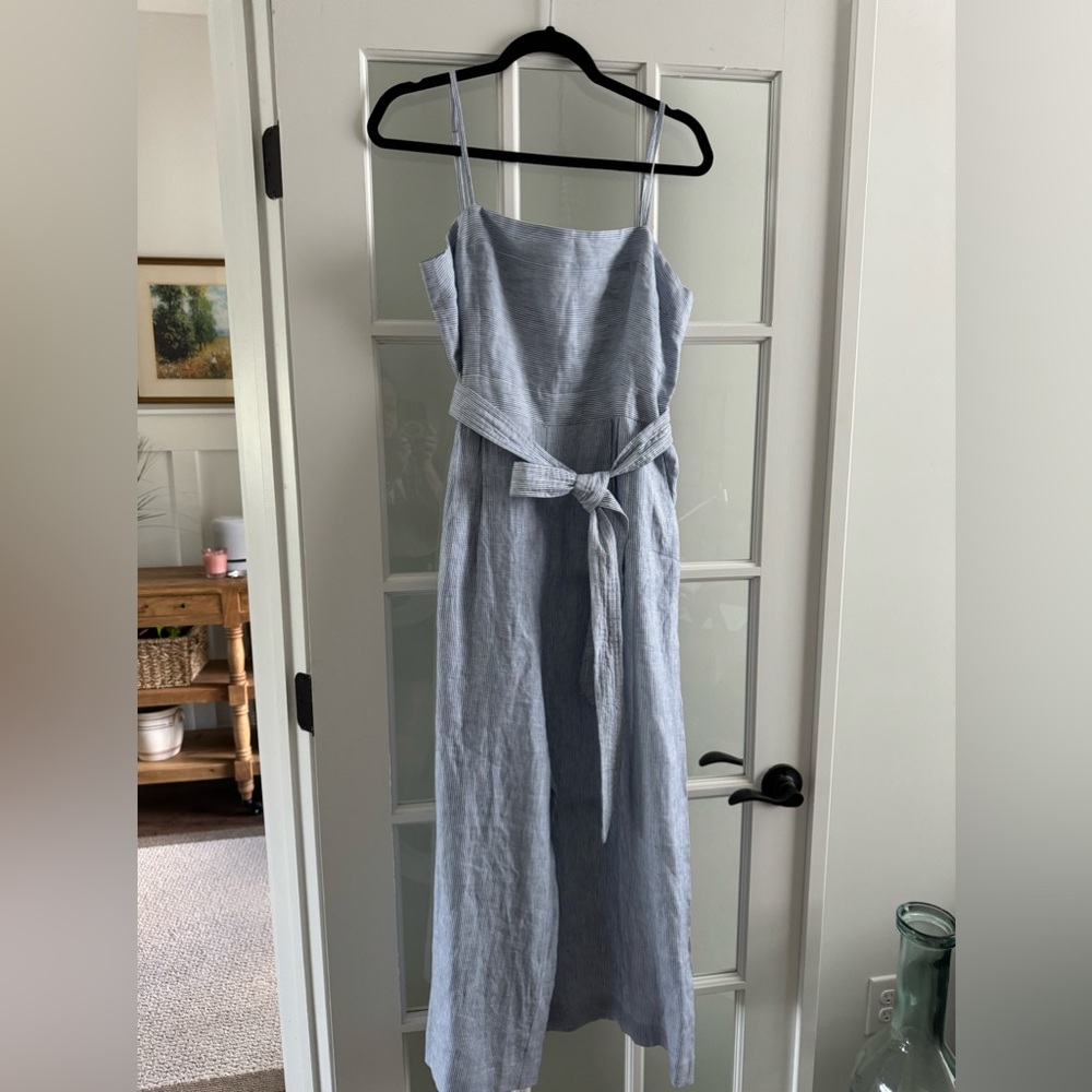 J Crew Factory linen jumpsuit
